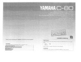 Yamaha C-80 Návod k obsluze