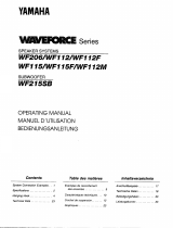 Yamaha Waveforce WF206 Návod k obsluze