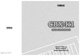 Yamaha CBX-K1 Návod k obsluze