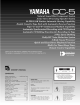 Yamaha CC5 Uživatelský manuál