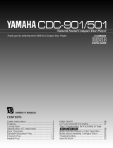 Yamaha CDC-901 Uživatelský manuál