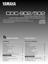 Yamaha CDC-502 Uživatelský manuál