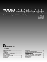 Yamaha CDC-655 Uživatelský manuál