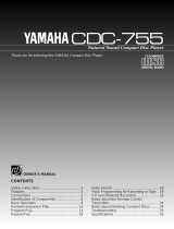 Yamaha CDC-755 Návod k obsluze