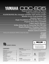 Yamaha CDC-835 Návod k obsluze