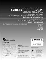 Yamaha CDC-91 Uživatelský manuál