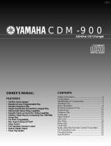 Yamaha CDM-900 Uživatelský manuál