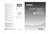 Yamaha CDR-D651 Uživatelský manuál