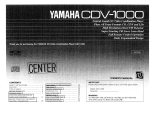 Yamaha CDV-1000 Návod k obsluze
