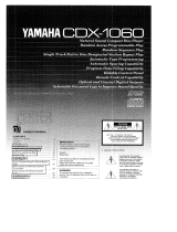 Yamaha CDX1060 Návod k obsluze