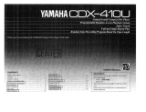 Yamaha CDX410 Návod k obsluze