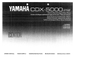 Yamaha CDX-5000 Návod k obsluze