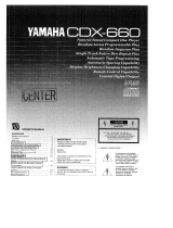 Yamaha CDX-660 Návod k obsluze