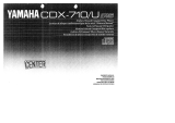 Yamaha CDX-710U Návod k obsluze