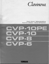 Yamaha CVP-10PE Návod k obsluze