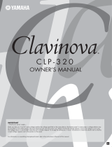 Yamaha Clavinova CLP-320 Návod k obsluze