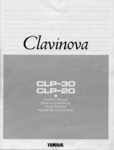 Yamaha Clavinova CLP-20 Návod k obsluze