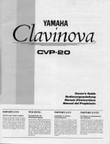 Yamaha CVP-20 Návod k obsluze