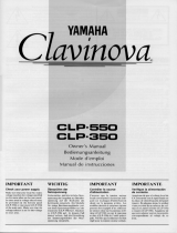 Yamaha CLP-550 Návod k obsluze