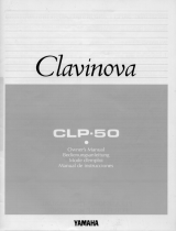 Yamaha Clavinova CLP-50 Návod k obsluze