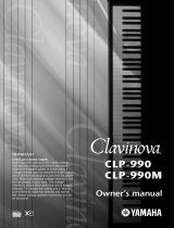Yamaha Clavinova CLP-990M Uživatelský manuál