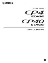 Yamaha CP4 Návod k obsluze