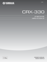 Yamaha CRX-330 Uživatelský manuál
