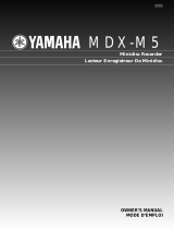 Yamaha MDX-M5 Návod k obsluze