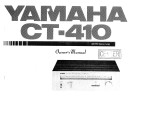 Yamaha CT-410 Návod k obsluze