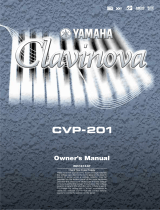 Yamaha CVP-201 Uživatelský manuál
