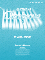 Yamaha CVP-202 Návod k obsluze