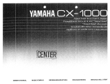 Yamaha CX-1000 Návod k obsluze
