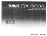 Yamaha CX-600 Návod k obsluze