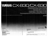 Yamaha CX-630 Návod k obsluze