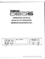 Yamaha DEQ5 Návod k obsluze