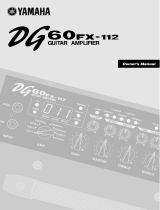 Yamaha DG60FX Uživatelský manuál