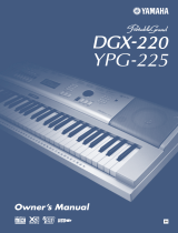 Yamaha DGX-220 Uživatelský manuál