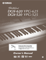 Yamaha DGX-620 Návod k obsluze