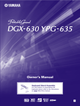 Yamaha DGX-630 Návod k obsluze