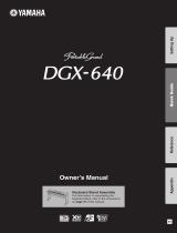 Yamaha DGX-640 Návod k obsluze