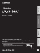 Yamaha DGX660B Uživatelský manuál