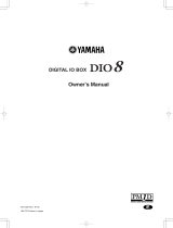 Yamaha DIO8 Uživatelský manuál