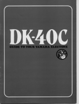 Yamaha DK-40C Návod k obsluze