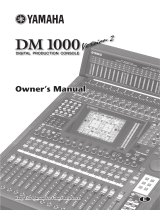 Yamaha DM1000 Uživatelský manuál