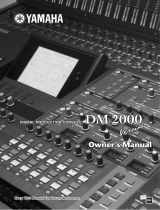 Yamaha DM2000 Uživatelský manuál