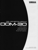 Yamaha DOM-30 Návod k obsluze