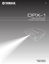Yamaha DPX-1 Návod k obsluze