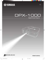 Yamaha DPX-1000 Uživatelský manuál