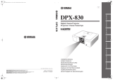 Yamaha DPX-830 Návod k obsluze