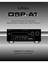 Yamaha DSP-1 Uživatelský manuál